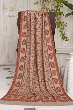 Autumn Floral Paisley Shawl