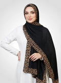 Pleated Border Hijab