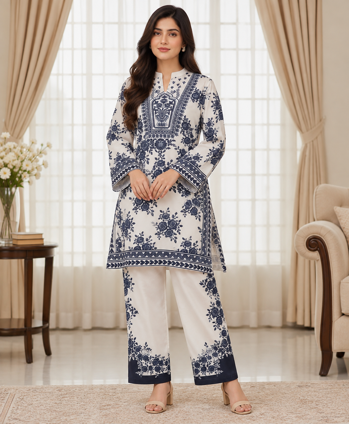 Cotton Silk Cord Set 2 Pieces 004