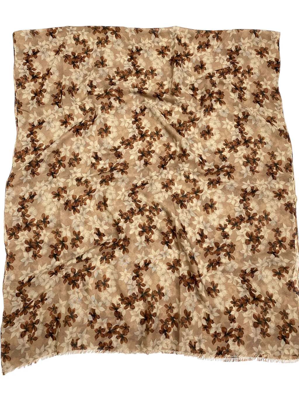 Elsa Printed Hijabs - Beige