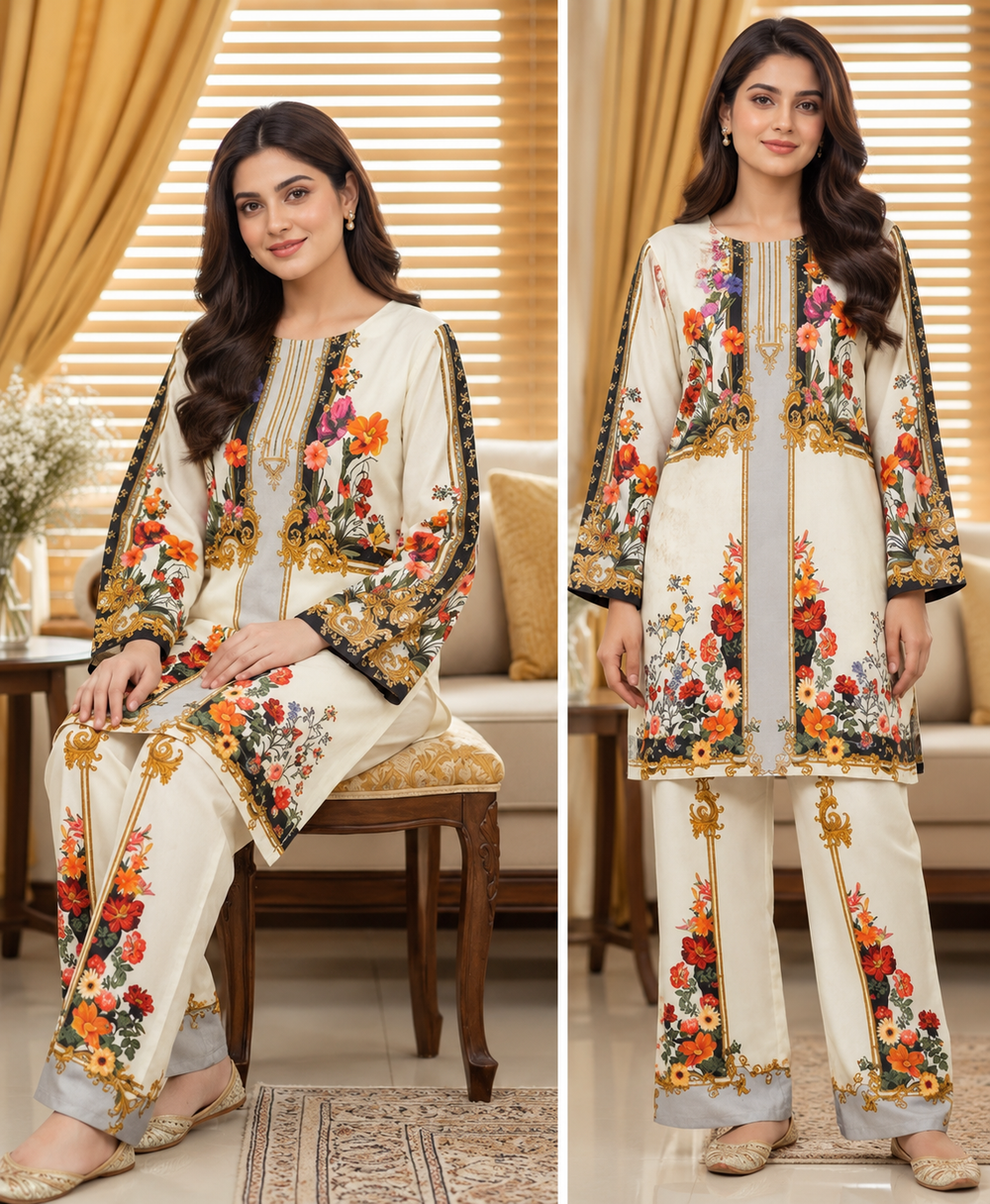 Cotton Silk Cord Set 2 Pieces 007