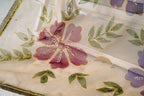 Champagne Floral Organza Dupatta