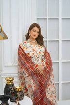 Silsila Signature Amber Bloom 3-Piece Printed Lawn Suit