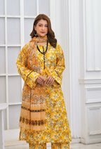 Silsila Signature Sunlit Marigold 3-Piece Printed Lawn Suit