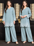 Sage Mist – Embroidered 2-Piece Suit